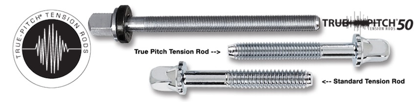DW True Pitch Tension Rods