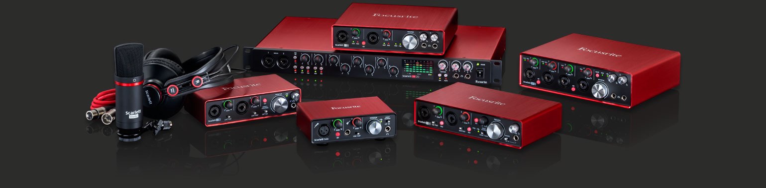 Focusrite Scarlett 2nd Gen Audio Interfaces