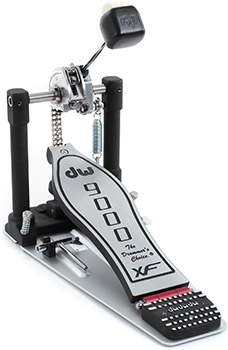 DW 9000 Single Bass Drum Pedal XF Extended Footboard