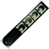 beatles leather guitar strap