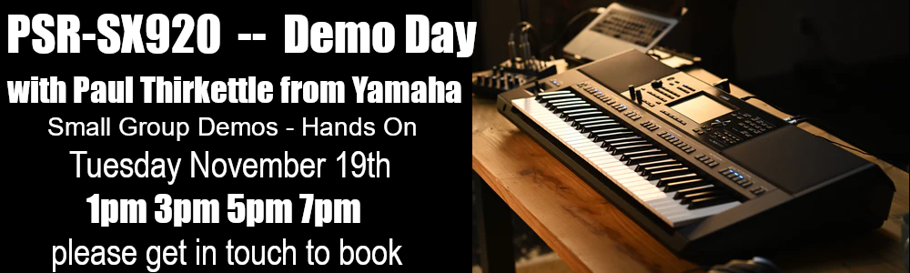 Yamaha PSR SX920 Demo Day