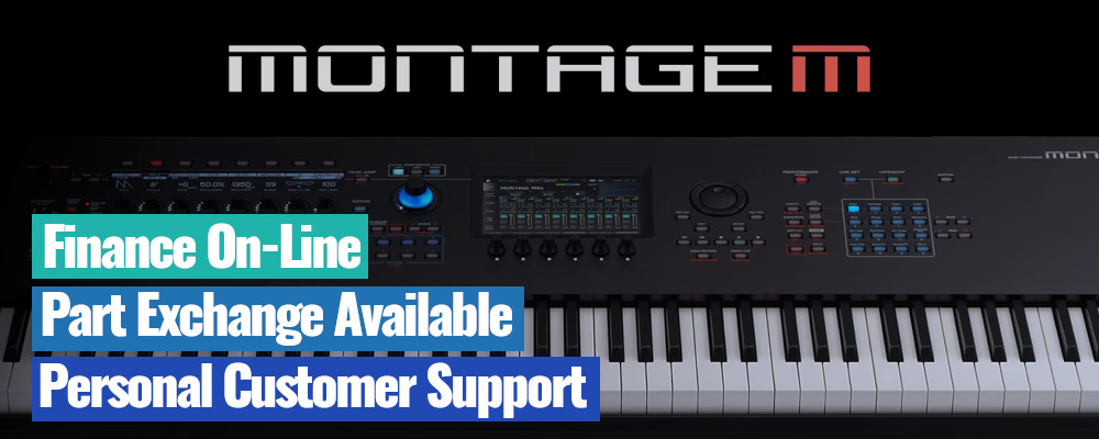 Yamaha Montage M6 - Part exchange upgrade and finance available on-line