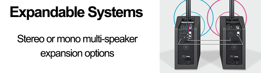 Expandable speaker options with Stagepas 1K MKII